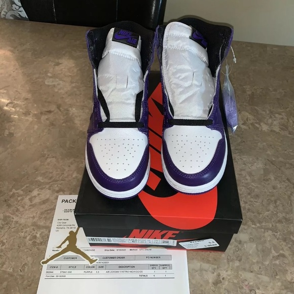 air jordan 1 retro high og purple 2.0